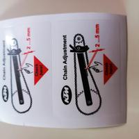 Adesivi catena KTM