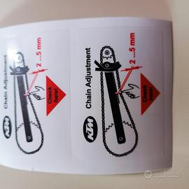Adesivi catena KTM