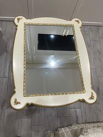 Tavolino con specchio barocco