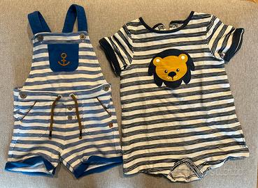 Pagliaccetti/tutine Okaïdi bimbo 18M