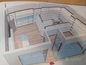 Arredo negozio usato