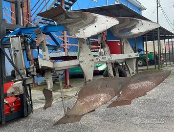 Aratro bivomere Scalmana con ruota