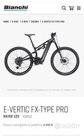 e-mtb full carbonio Bianchi