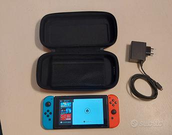 Nintendo Switch joycon e caricabatterie