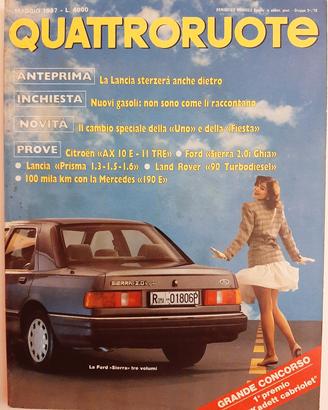 Rivista Quattroruote Maggio 1987 (N°379)