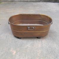 Portavasi acciaio verniciati bronzo
