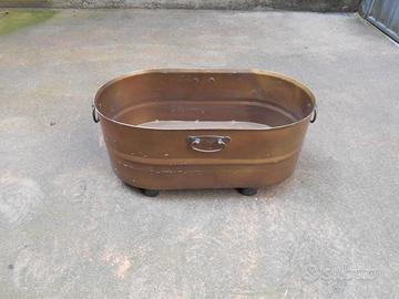 Portavasi acciaio verniciati bronzo