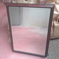 Specchio con cornice legno
