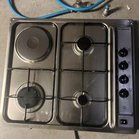 piano cottura Nardi 3brucciatori  gas e 1 eletrico