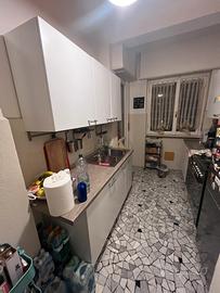 Cucina ripiani mobili e lavello