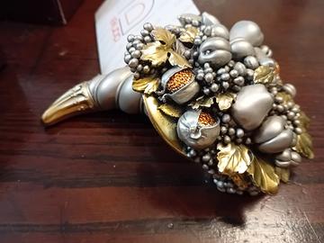 Cornucopia argento grande