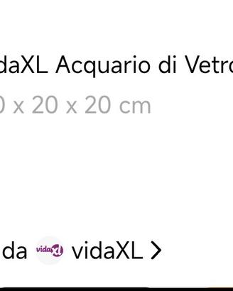 ACQUARIO VIDAXL MAI USATO