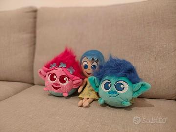 3x Peluche Inside Out