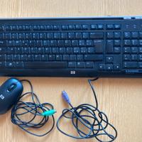 HP tastiera KB-0630 mouse ottico Cablato Italiano