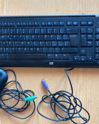 HP tastiera KB-0630 mouse ottico Cablato Italiano
