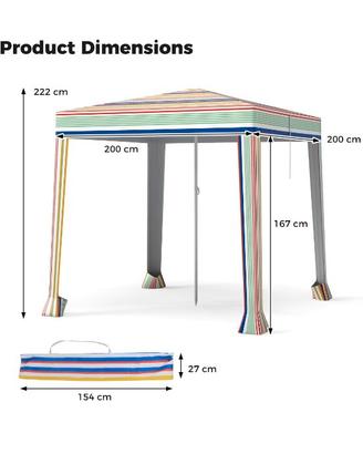 Gazebo per spiaggia