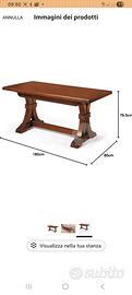 Tavolo allungabile Fratino.