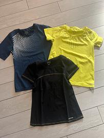 3 t-shirt spirtive taglia S