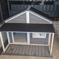 Cuccia casetta con portico