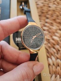 Orologio Cherìe Diamond Gold Hoops nero - 2483LGD0