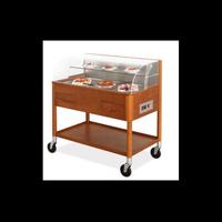 carrello refrigerante con cupola