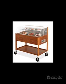 carrello refrigerante con cupola