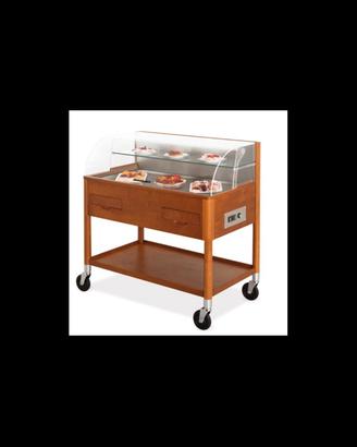 carrello refrigerante con cupola