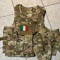 Gilet giubbotto militare soft air