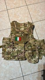 Gilet giubbotto militare soft air