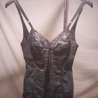top bustier corsetto Dolce & Gabbana vintage nero
