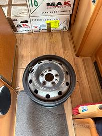 Cerchi ferro 16 per ducato più copricerchi