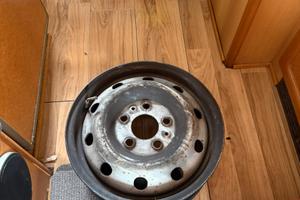 Cerchi ferro 16 per ducato più copricerchi