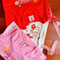 Trio canotte 12 anni: 1 rossa, 1 rosa, 1 bianca 