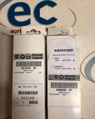 9464552980 9467186780 Spazzole tergi Lancia Phedra