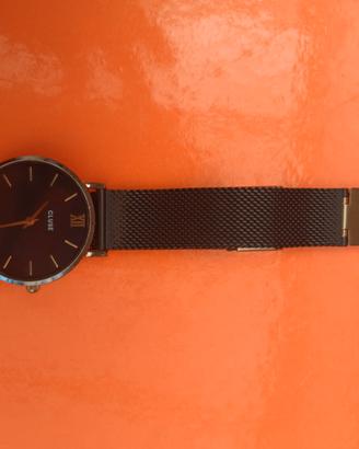 Orologio Donna CLUSE Minuit Mesh (Black & Rose Gol