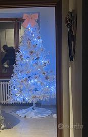 Albero di natale bianco altezza 2.10