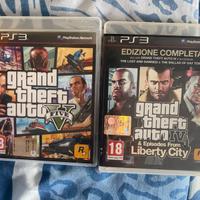 GTA V + GTA IV PS3 edizione completa funzionanti