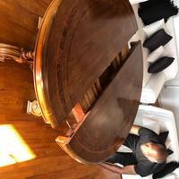 Tavolo ovale allungabile e n. 6 sedie