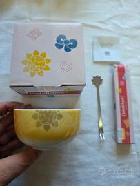 Ciotola in porcellana Thun con forchettina