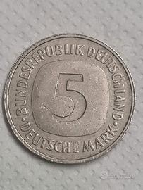 Moneta 5 mark tedeschi