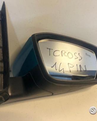 Specchietto esterno originale vw t-cross 2019 2023