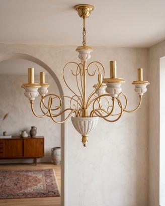 lampadario ferro battuto vintage 