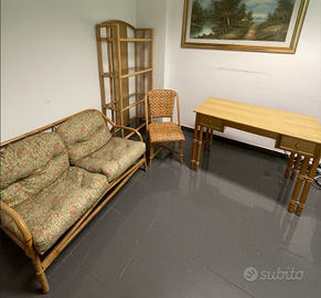 Completo arredamento in bambù