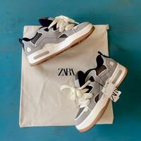 Sneakers Skate Nero Grigie Zara