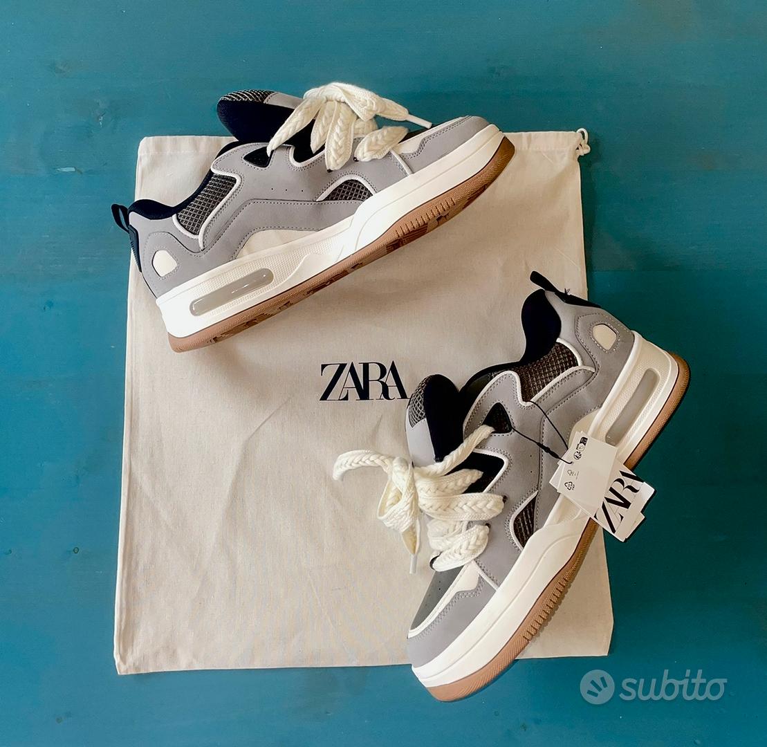 Zara 2025 Zara Calzature Uomo Sneakers Skate Nero Grigie Zara