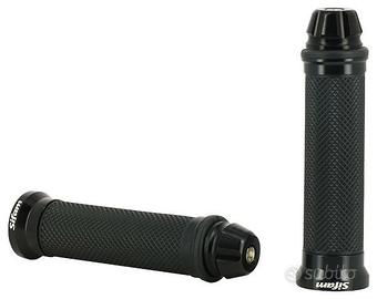 COPPIA MANOPOLE MOTO SCOOTER POI7200 NERE Ø22mm CO