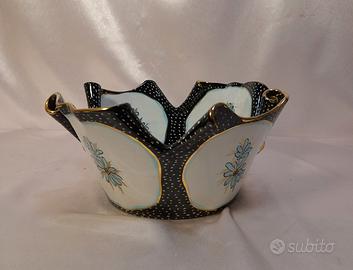 Vaso cachepot, ciotola, centrotavola Deruta anni 3