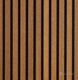 stock di 6 Pannelli Cannettati in Rovere Oliato