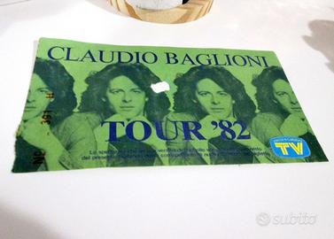 Biglietto concerto "CLAUDIO BAGLIONI - Tour '82"