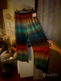 Pantaloni lunghi fantasia etnica tg unica nuovi